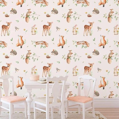 Kids Room Animal Wallpaper