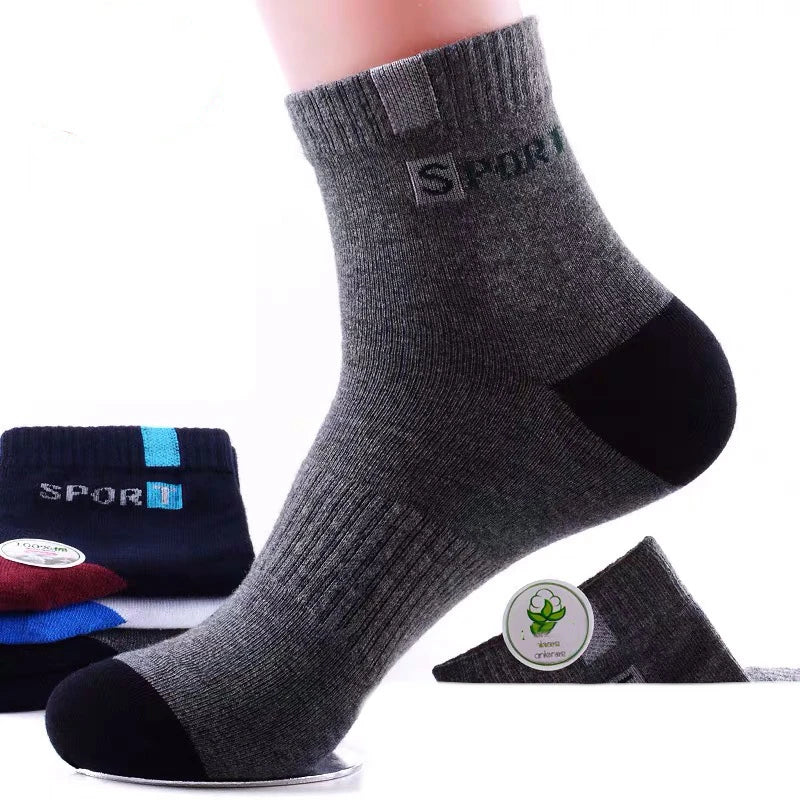RetroStep: 5-Pair Men’s Vintage Athletic Socks
