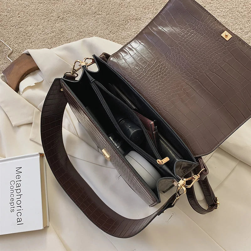 Amberler – Leather Shoulder & Crossbody Travel Bag for Women