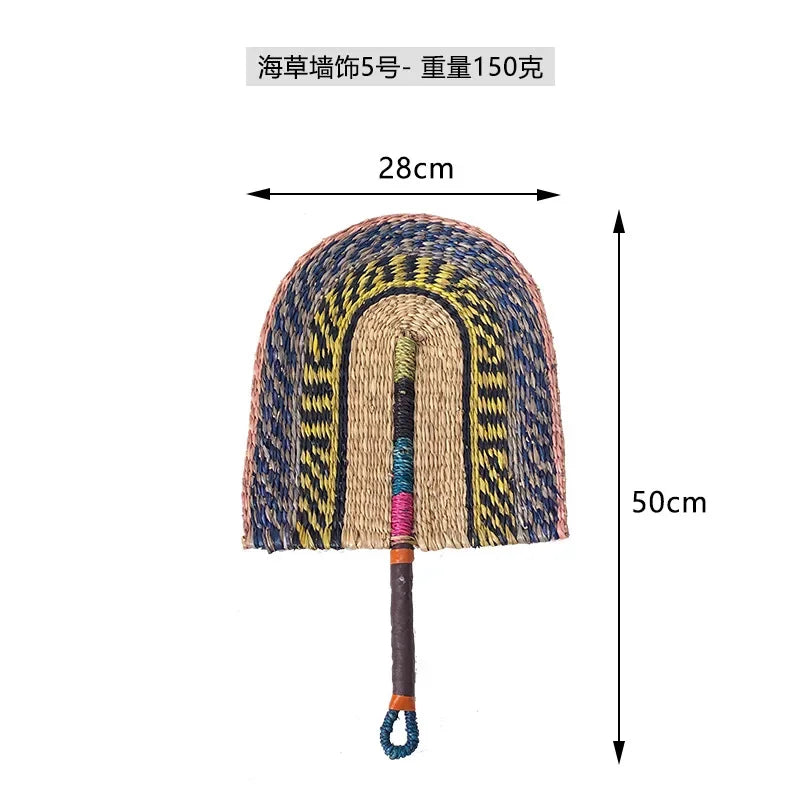 Hand-Woven Seaweed Wall Hanging