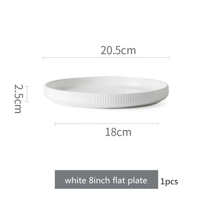 Matte Glazed Ceramic Dinnerware
