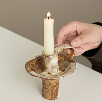 Retro Kitchen Candle Holders Party Designer Ceramic Homestay Candle Holders Decoration Living Room Home & Garden Castiçal Lszt