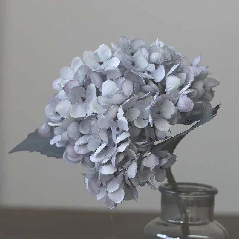 Soft Bloom: Silk Hydrangea Stem