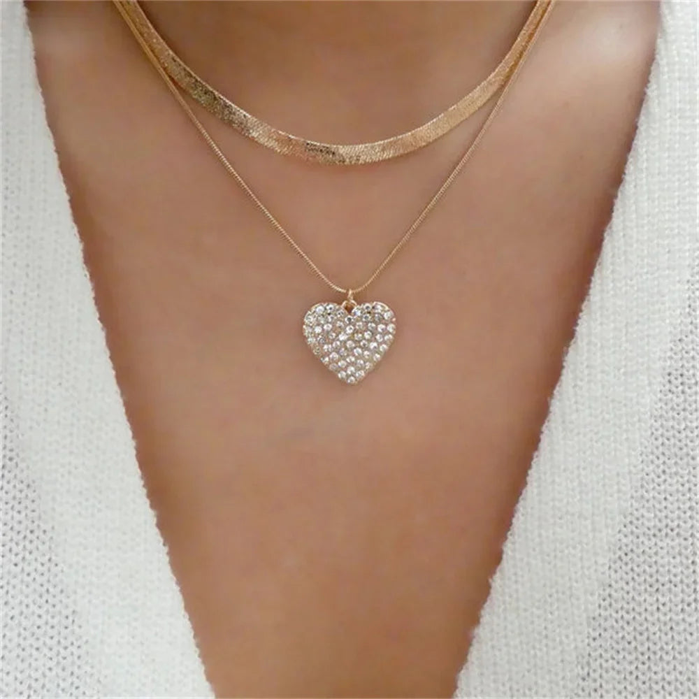 Gilded Rebel: Vintage Punk Coin Pendant Necklace