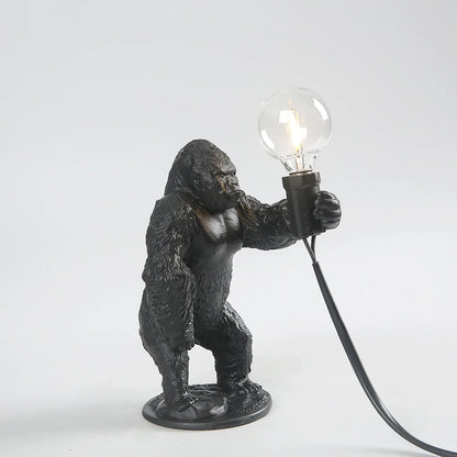 Urban Primal: Gorilla Resin Table Lamp