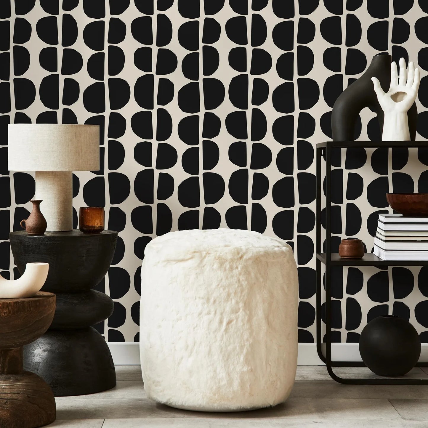 Black Geometric Wallpaper
