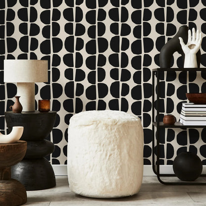 Black Geometric Wallpaper