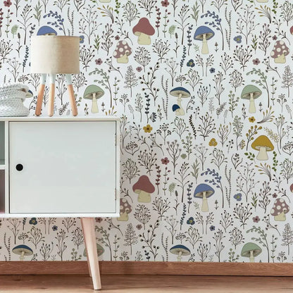 Mushroom Paradise Wallpaper