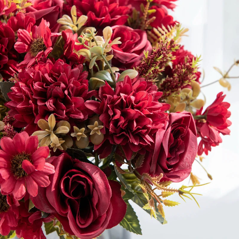 Peony & Rose Silk Bouquet