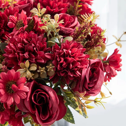 Peony & Rose Silk Bouquet