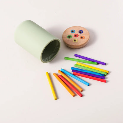 ColourMatch Bucket: Montessori Silicone Sorting Toy (Ages 1–3)