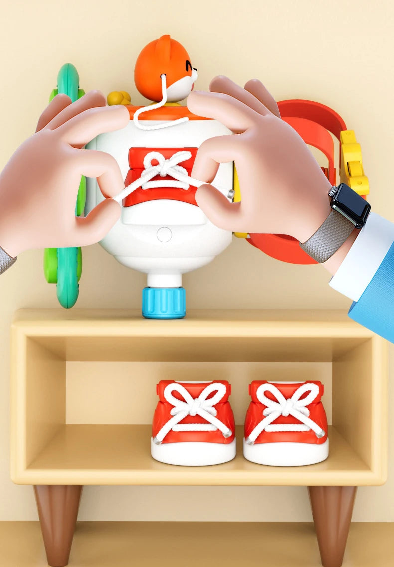 BusyCube 10-in-1: Montessori Sensory Lock-Box (Ages 3–6)