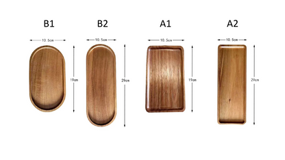 Bamboo Essence: Japanese Solid Wood Tray