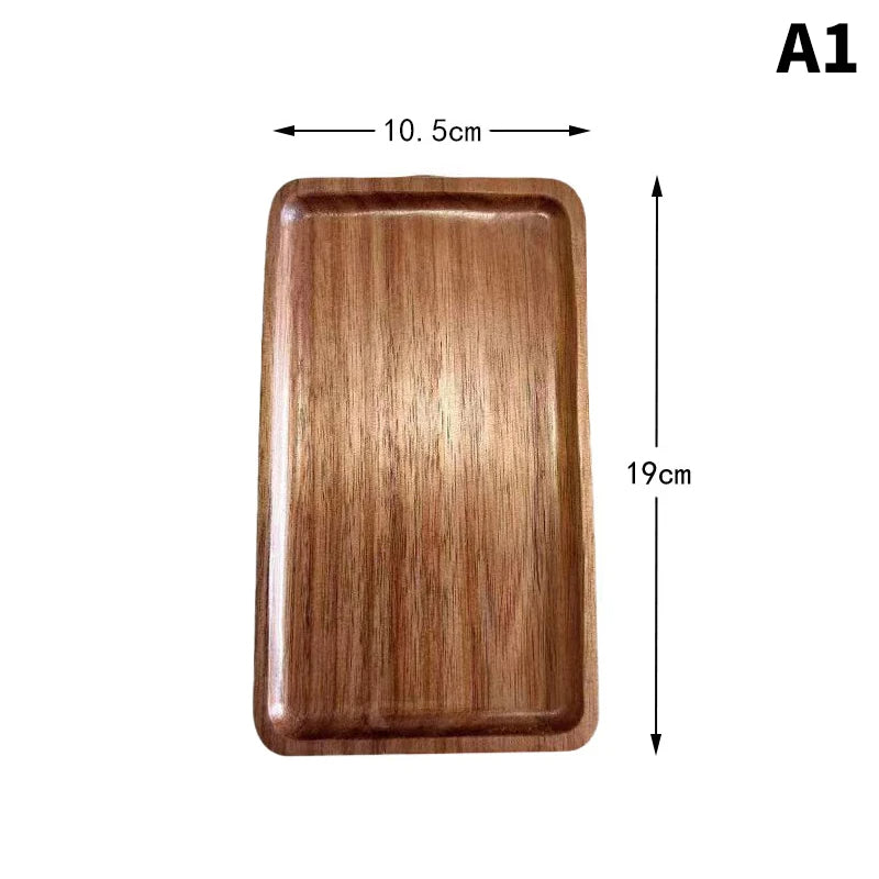 Bamboo Essence: Japanese Solid Wood Tray