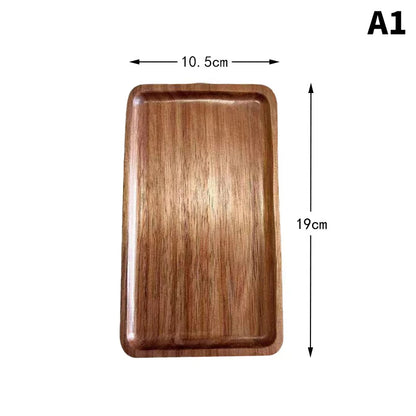 Bamboo Essence: Japanese Solid Wood Tray