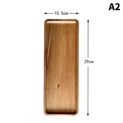 Bamboo Essence: Japanese Solid Wood Tray