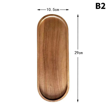 Bamboo Essence: Japanese Solid Wood Tray