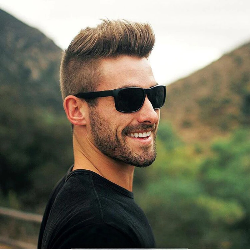 Vector Shade: Classic Square Polarised Sunglasses for Men