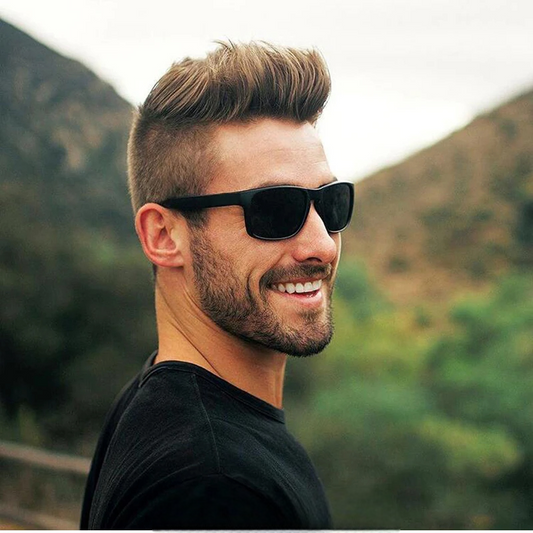 Vector Shade: Classic Square Polarised Sunglasses for Men