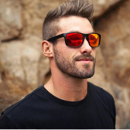 Vector Shade: Classic Square Polarised Sunglasses for Men
