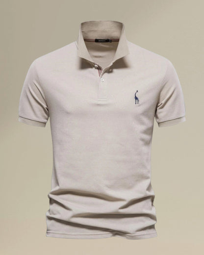 Men's Classic Cotton Polo Shirt – Short Sleeve Summer Comfort, Refined Look