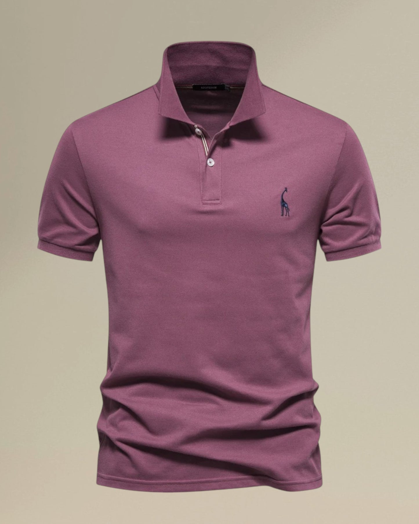 Men's Classic Cotton Polo Shirt – Short Sleeve Summer Comfort, Refined Look